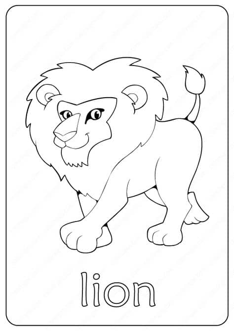 Lion desenhos