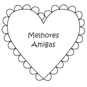 +60 desenhos de melhores amigas para imprimir!【2024】