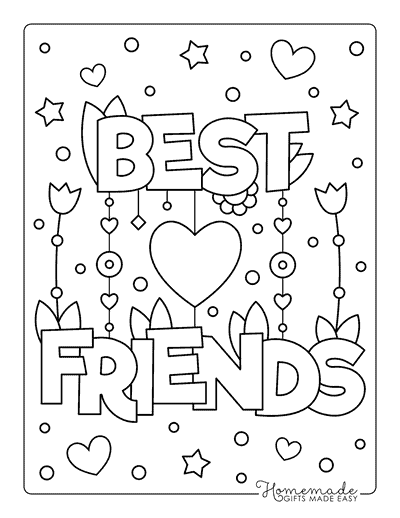 58 desenho para pintar melhores amigas Homemade Gifts Made Easy