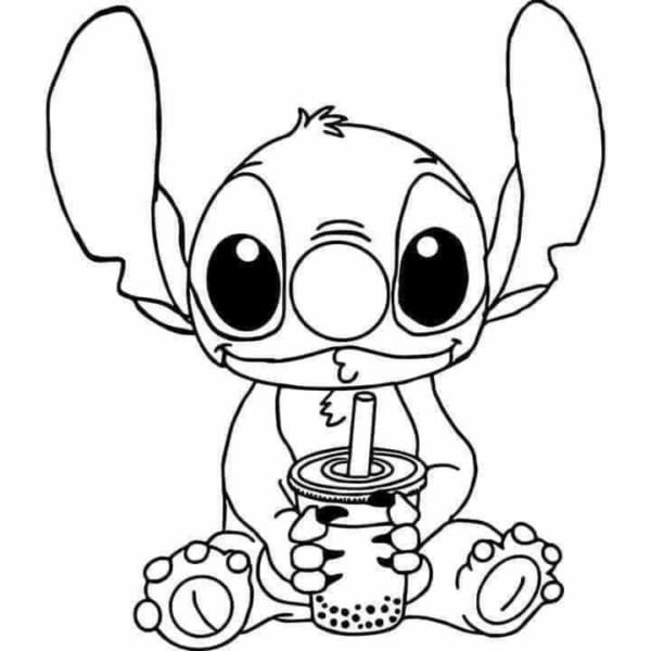 Stitch ❤ desenho para desenhar e colorir 😍 desenhando desenho